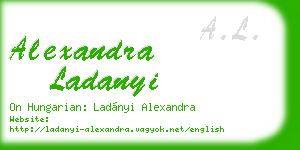 alexandra ladanyi business card